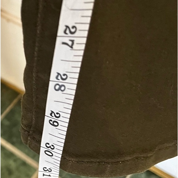 NYDJ Not Your Daughter’s Jeans Dark Green Alina Leggings Size 12 - Picture 10 of 13